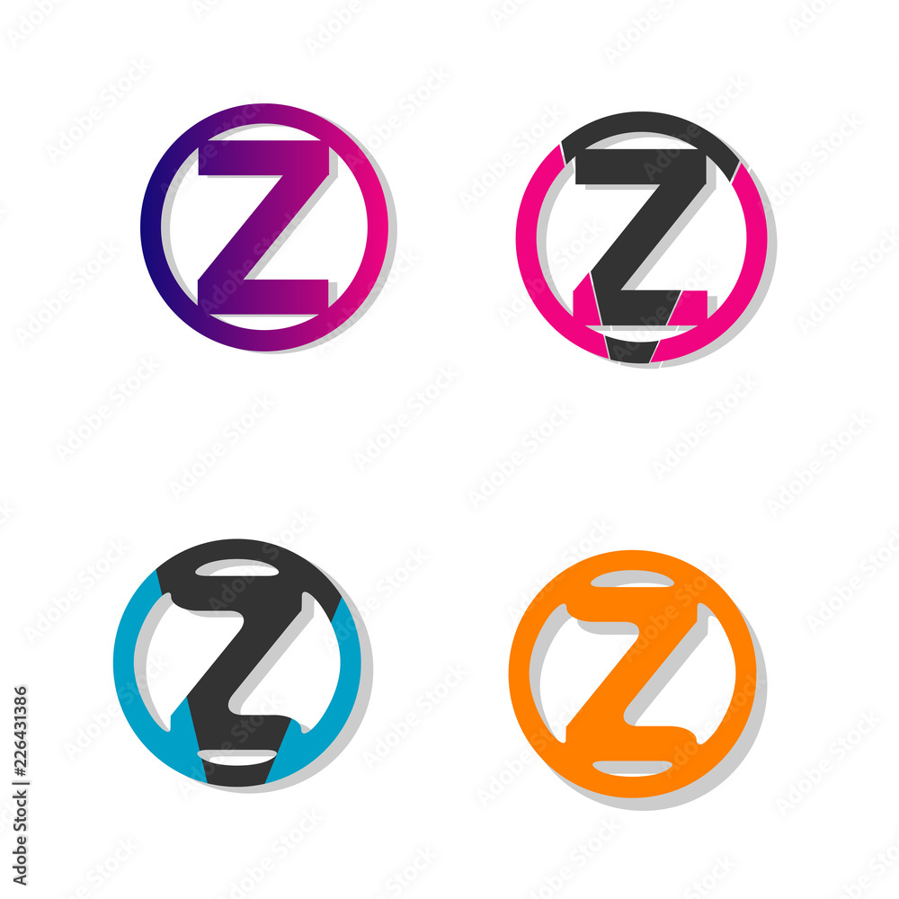 modern creative Letter icon vector modern creative Letter icon vector