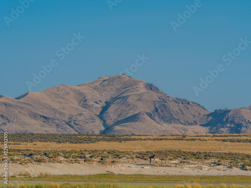 Landscape of Antelope Island State Park