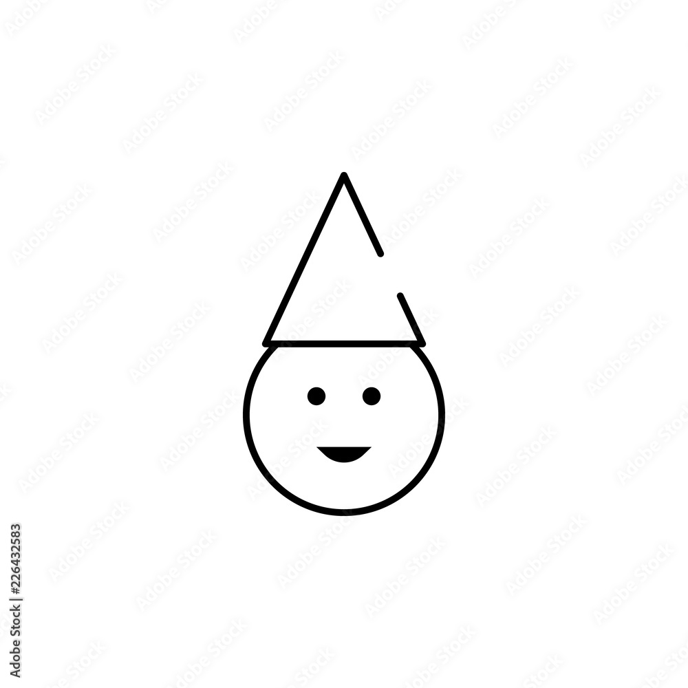 cartoon face icon. Element of Christmas for mobile concept and web apps illustration. Thin line icon for website design and development, app development. Premium icon cartoon face icon. Element of Christmas for mobile concept and web apps illustration. Thin line icon for website design and development, app development. Premium icon