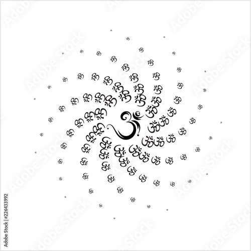 Aum (Om) The Holy Motif Design