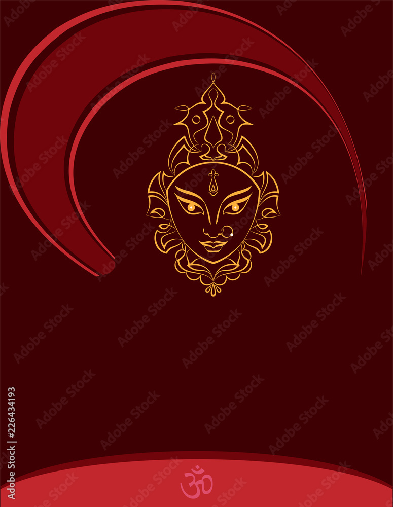 Durga Goddess Of Power, Divine Mother Of The Universe Design Durga Goddess Of Power, Divine Mother Of The Universe Design