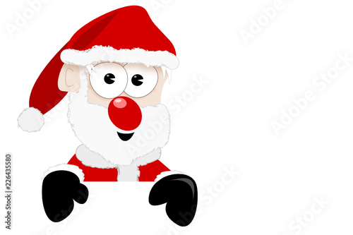 Red nose Santa