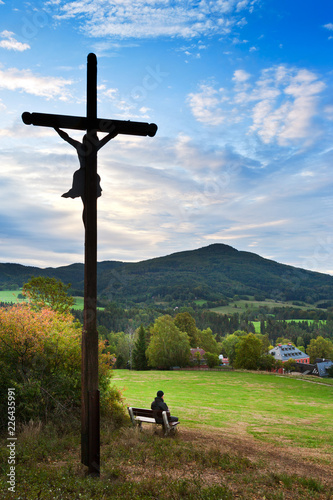 Cross peak - Krizovy vrch, Rynartice, Jetrichovice region, Czech Switzerland, Czech republic photo