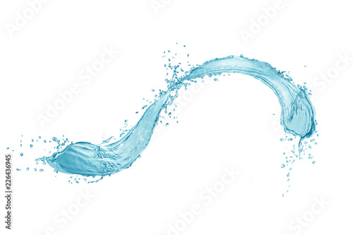 Water,water splash isolated on white background