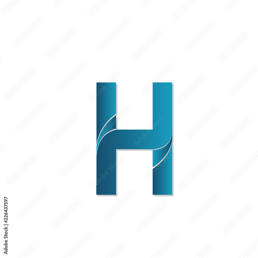 H letter icon sign symbol illustration vector H letter icon sign symbol illustration vector