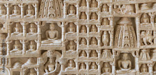 Figuren Wand aus indischem Temepl © rosifan19