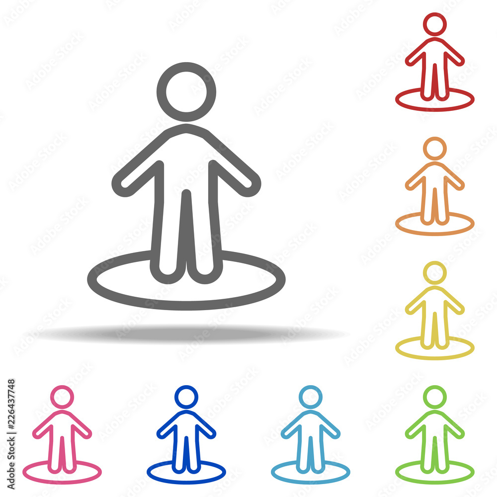 person in a circle icon. Elements of Navigation in multi colored icons. Simple icon for websites, web design, mobile app, info graphics person in a circle icon. Elements of Navigation in multi colored icons. Simple icon for websites, web design, mobile app, info graphics