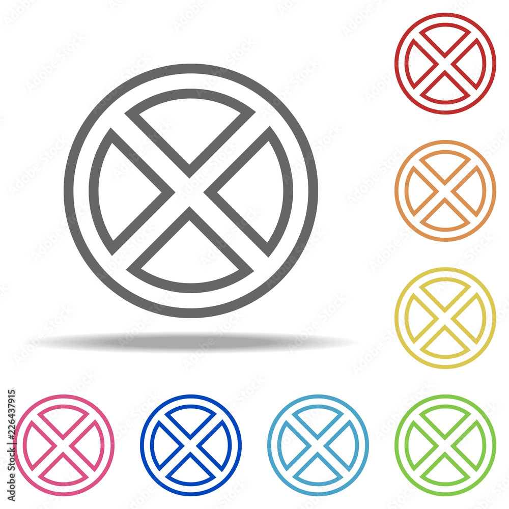 road prohibition sign icon. Elements of Navigation in multi colored icons. Simple icon for websites, web design, mobile app, info graphics road prohibition sign icon. Elements of Navigation in multi colored icons. Simple icon for websites, web design, mobile app, info graphics