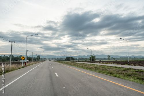 New road in northern Thailand © denboma