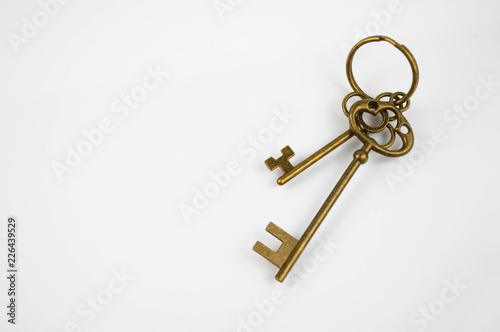House key on white background © arfa_adam