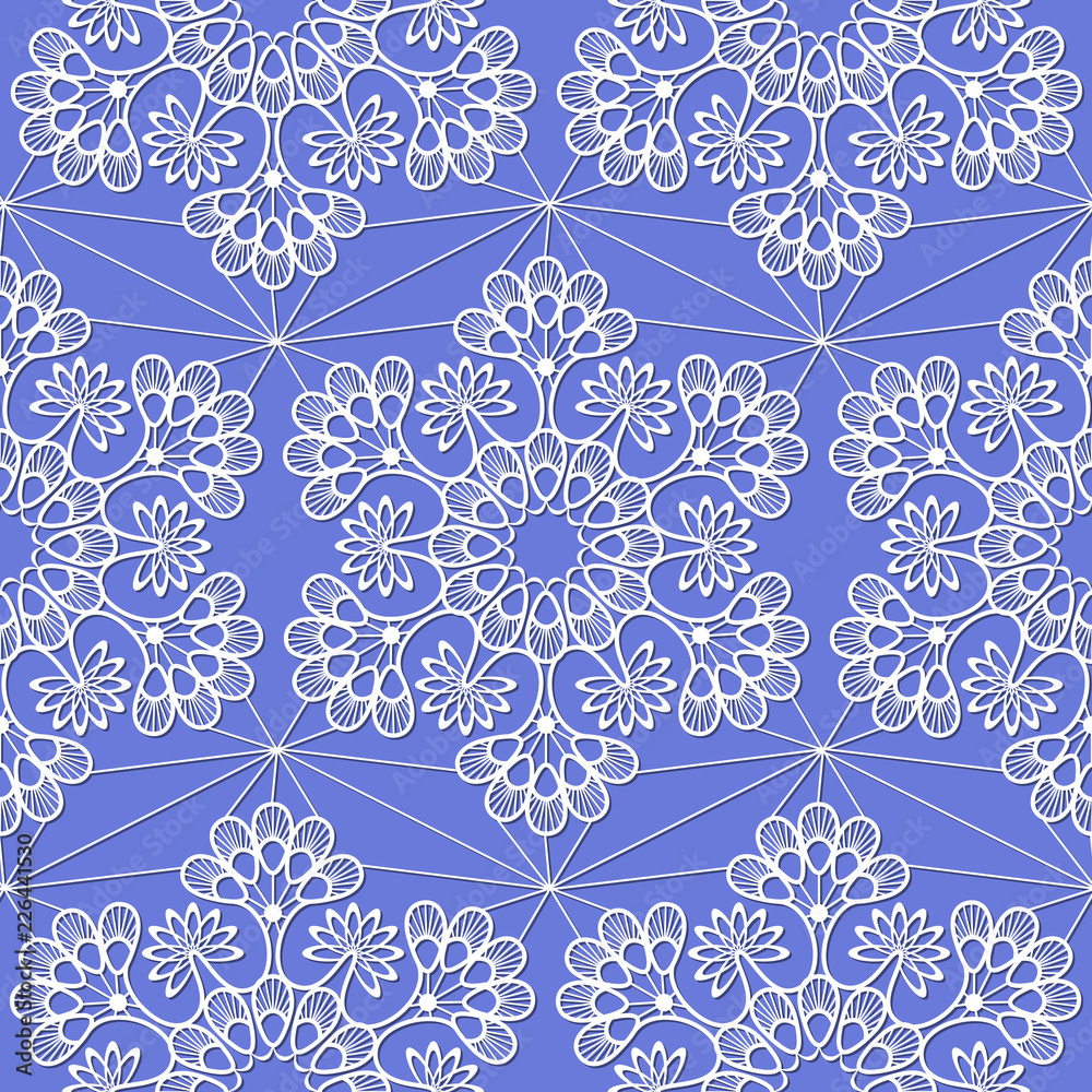 seamless pattern with white snowflakes seamless pattern with white snowflakes