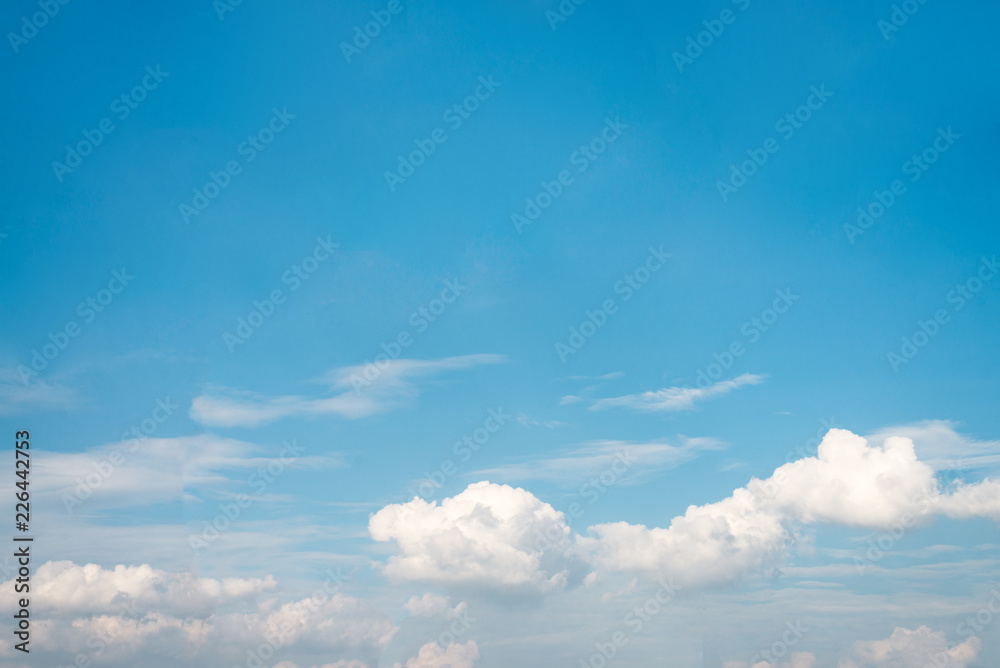 Summer sky and beautiful in the blue sky with clouds. Summer sky and beautiful in the blue sky with clouds.