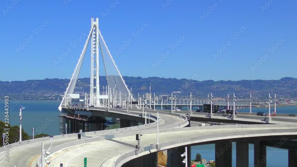 The Bay Bridge in San Francisco, California, USA, circa May 2017 The Bay Bridge in San Francisco, California, USA, circa May 2017