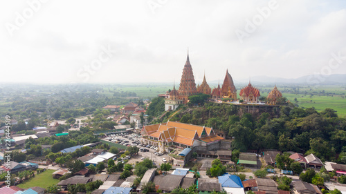 Wallpaper Mural Aerial view Landscape of Wat Tham, Suea Tha Muang District, Kanchanaburi Thailand Torontodigital.ca