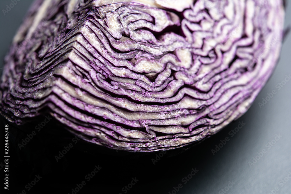 Red cabbage beautiful pattern Red cabbage beautiful pattern