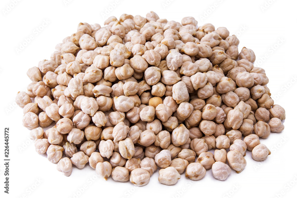 group of chickpeas isolated on white group of chickpeas isolated on white