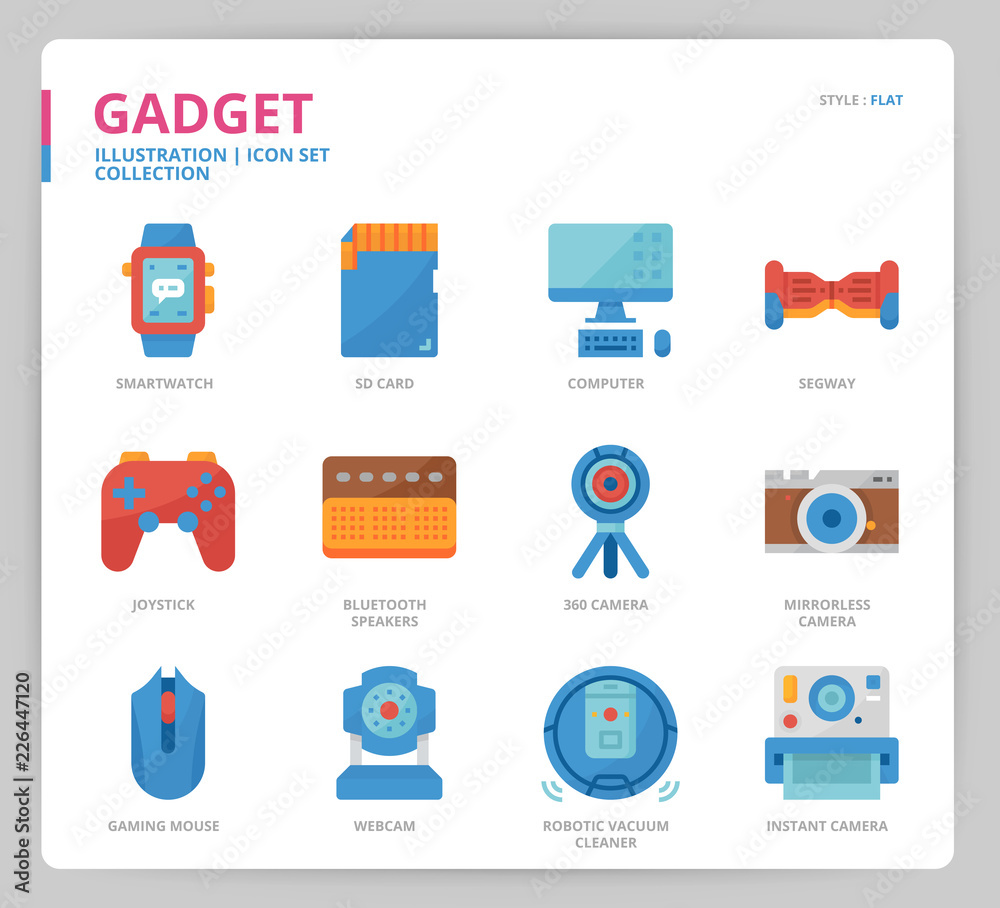 Gadget icon set Gadget icon set