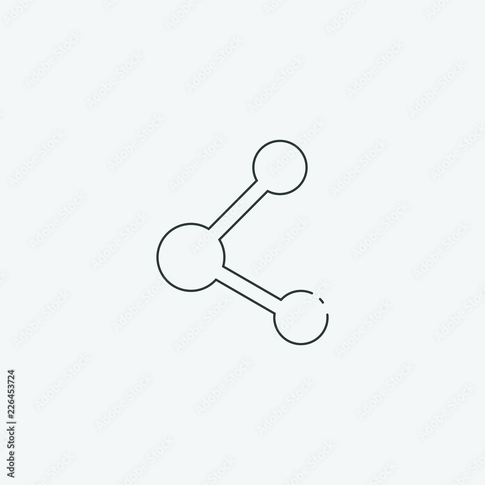 share icon, vector illustration. flat icon share icon, vector illustration. flat icon