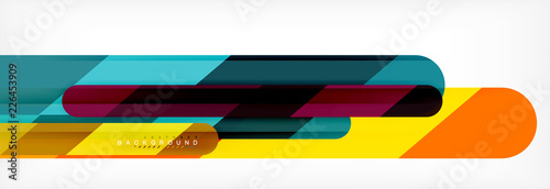 Abstract colorful lines, modern geometric background design