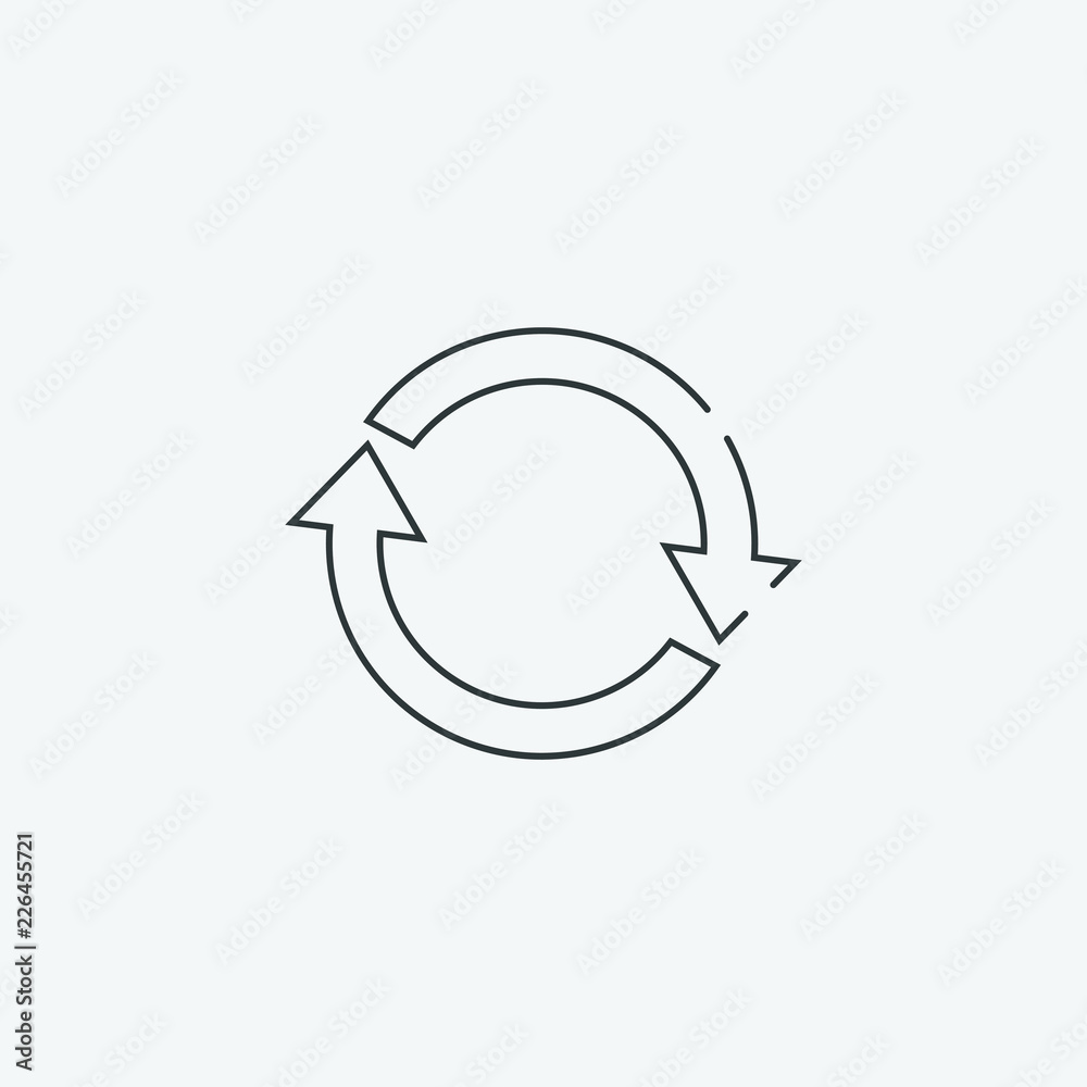 repeat icon, vector illustration repeat icon, vector illustration