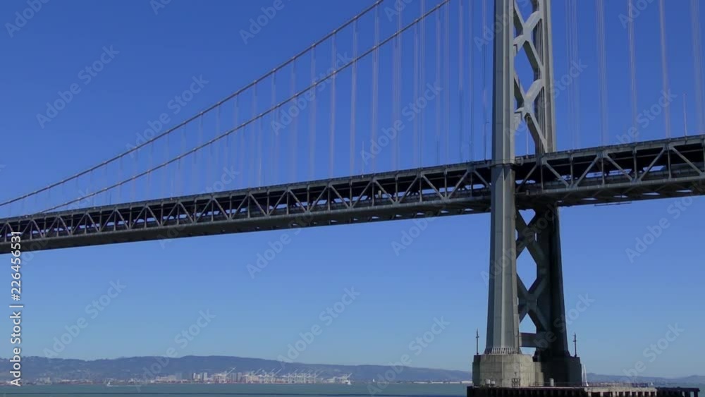 The Bay Bridge in San Francisco, California, USA, circa May 2017 The Bay Bridge in San Francisco, California, USA, circa May 2017