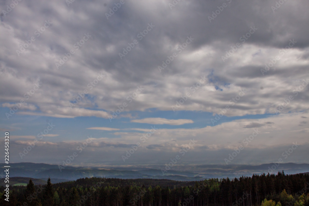 Obraz premium Weiter Himmel - weites Land