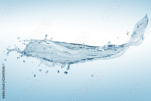 Water ,water splash isolated on white background,water