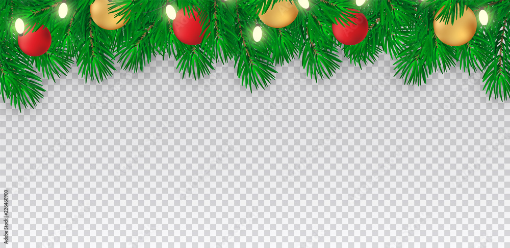 Happy New Year and Christmas background. Holidays vector illustration ...