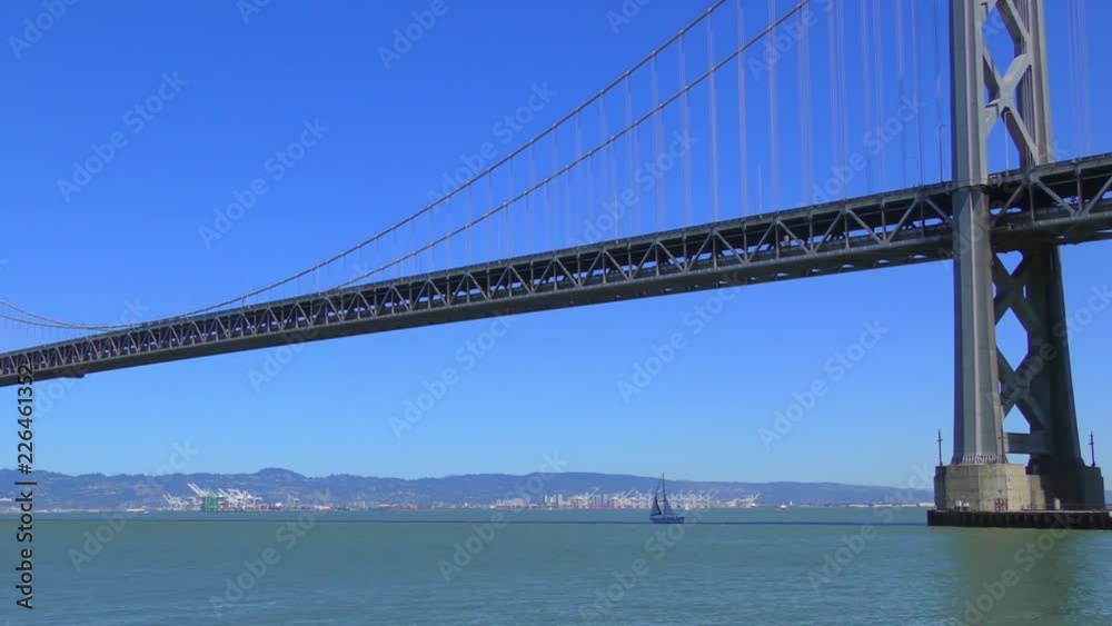 The Bay Bridge in San Francisco, California, USA, circa May 2017 The Bay Bridge in San Francisco, California, USA, circa May 2017