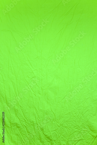 Background with the image of green fabric