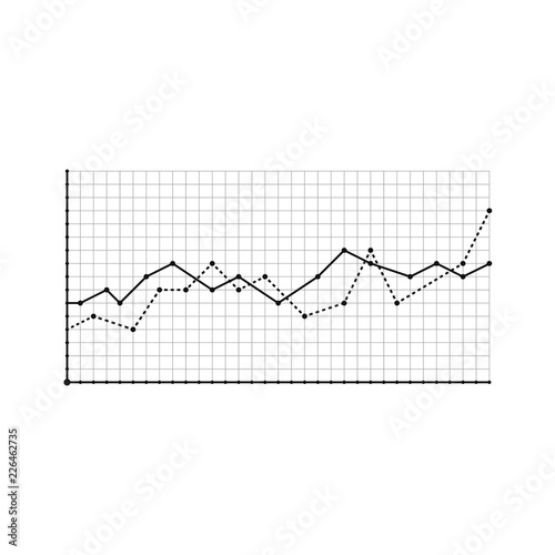 Bar graph and line graph templates, business infographics, vector illustration. Graphs and charts set. Statistic and data, information infographic.