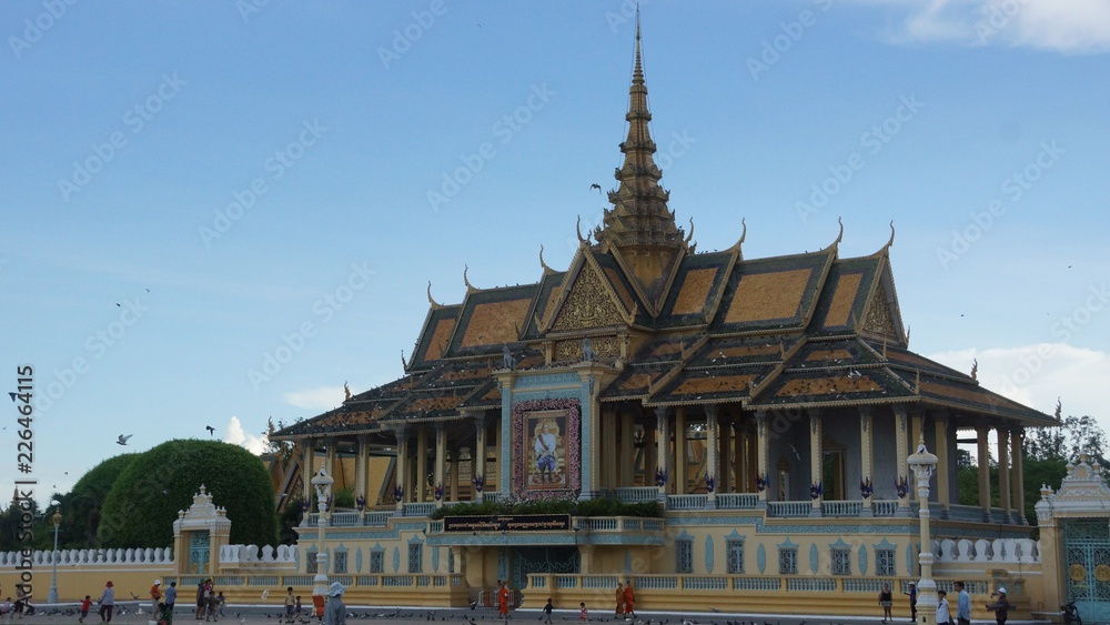 Royal Palace Park in Phnom Penh, Cambodia