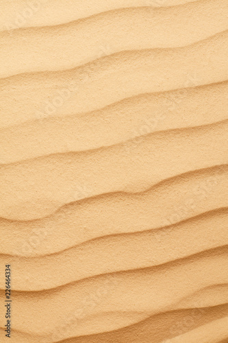 top view of sand dunes as textured background