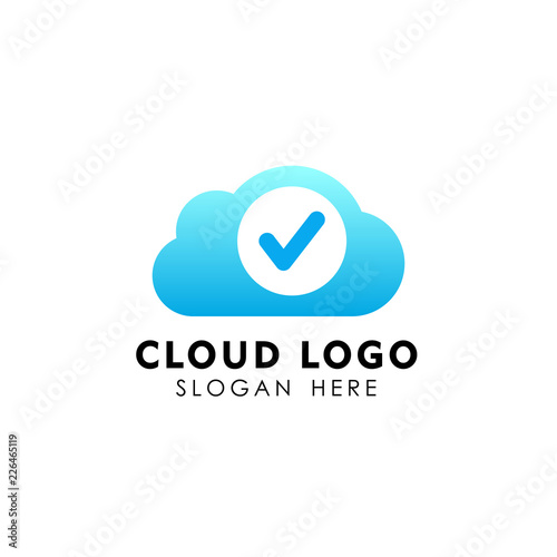 cloud tech icon design. cloud vector element. complete icon design