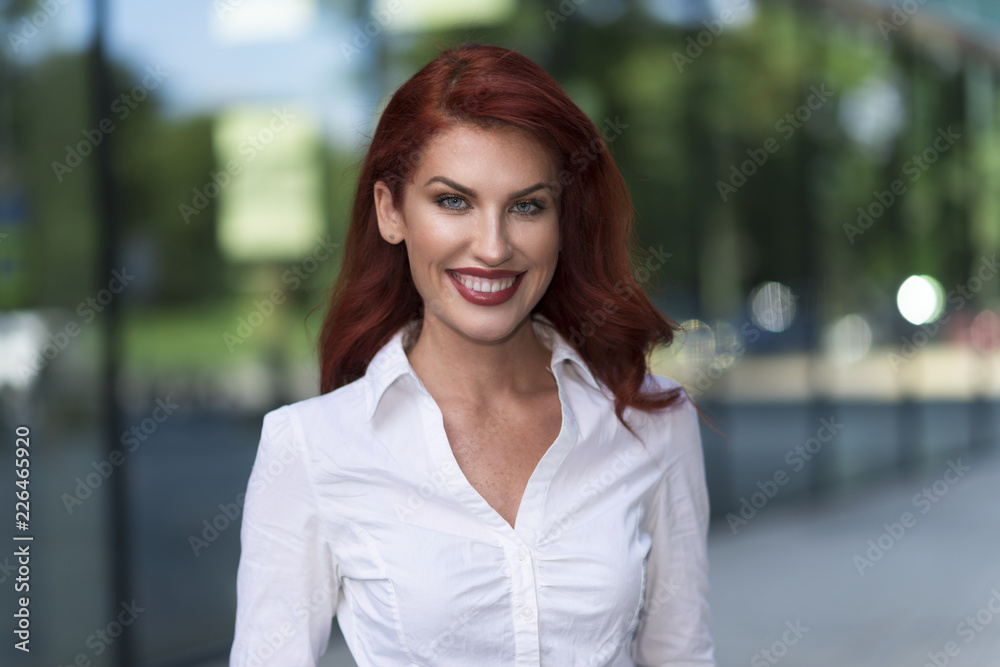 Smiling businesswoman portrait Smiling businesswoman portrait
