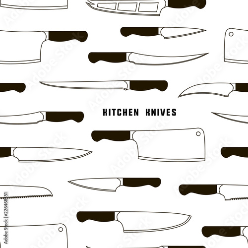 Kitchen knife weapon steel pattern
