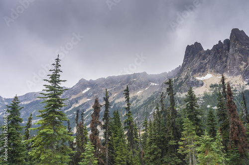 Liberty Bell mountain in the North Cascades  Washington State