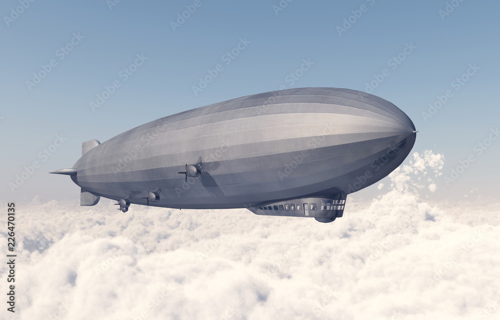 Luftschiff über den Wolken Luftschiff über den Wolken
