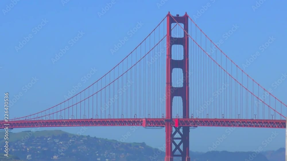 The Golden Gate Bridge as seen from China Beach, San Francisco, California, USA The Golden Gate Bridge as seen from China Beach, San Francisco, California, USA