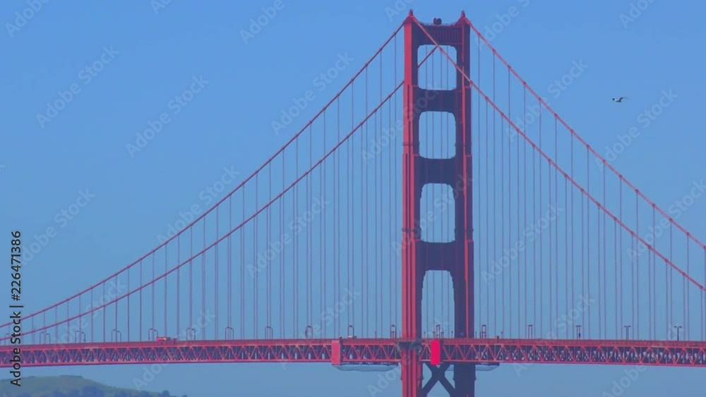 The Golden Gate Bridge as seen from China Beach, San Francisco, California, USA The Golden Gate Bridge as seen from China Beach, San Francisco, California, USA