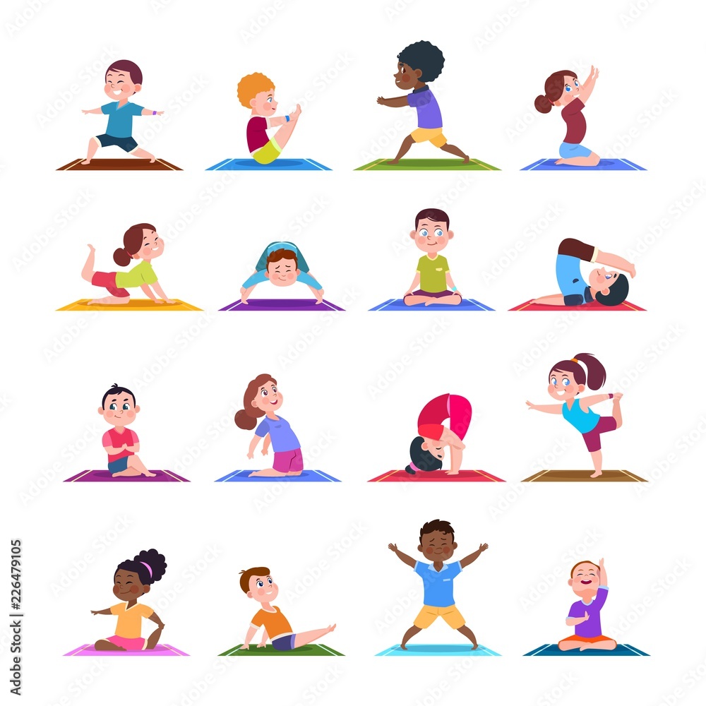 25 Group Yoga Poses for Kids Cards – Kids Yoga Stories-cheohanoi.vn