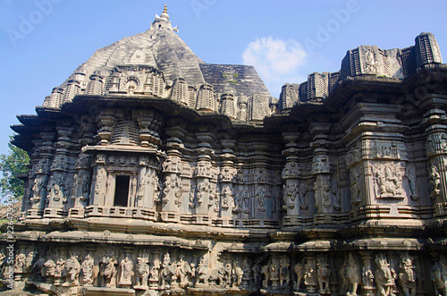 Partial view of Kopeshwar Temple, Khidrapur, Maharashtra. photo