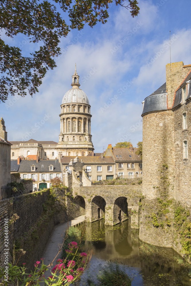 Fortified city of Boulogne-sur-Mer, France