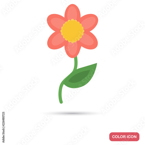 Honey flower color flat icon