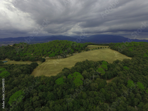 paisajes aereos con drone photo