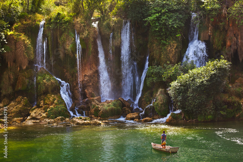 Kravice waterfall in Bosnia and Herzegovina photo