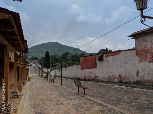 Street of Juayua, El Salvador photo