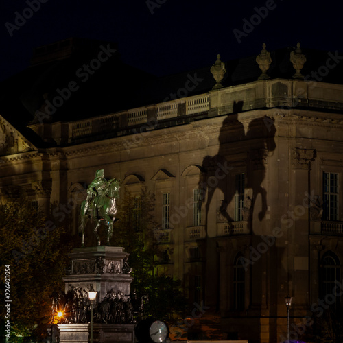 Canvas-taulu statue of Friedrich the great on unter den linden Berlin
