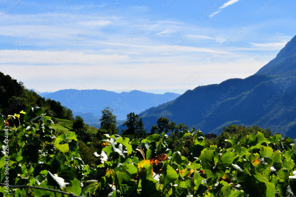 Φωτογραφία summit rock panorama landscape of the mountains in south tyrol italy europe