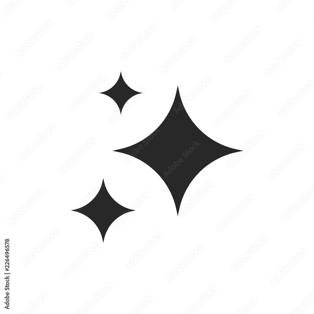 Shine icon. Vector. Shine icon. Vector.
